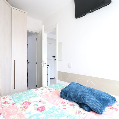 Apartamento à venda com 28m², 1 quarto e sem vagaQuarto
