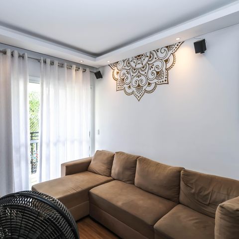 Apartamento à venda com 68m², 3 quartos e 2 vagasSala