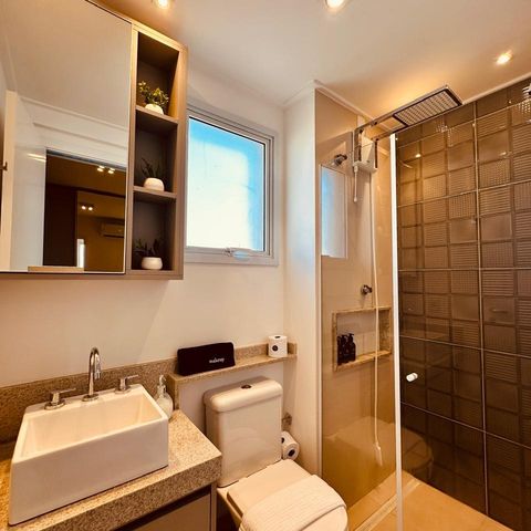 Studio para alugar com 44m², 1 quarto e 1 vagaBanheiro