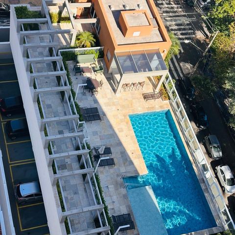 Studio para alugar com 44m², 1 quarto e 1 vagaVista da Sacada