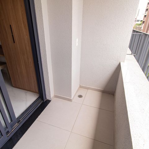 Studio à venda com 27m², 0 quarto e sem vagaVaranda