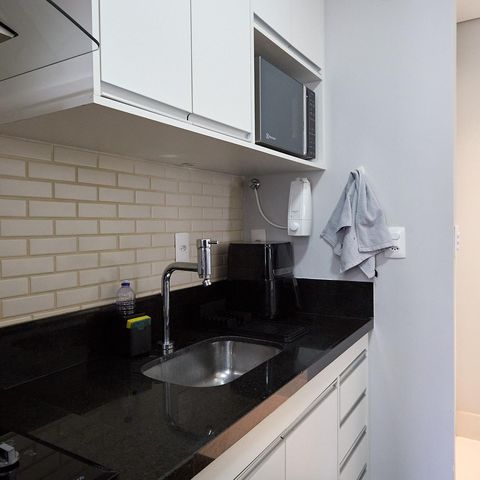 Apartamento à venda com 52m², 1 quarto e 2 vagasCozinha