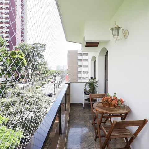 Apartamento à venda com 206m², 4 quartos e 4 vagasVaranda da Sala