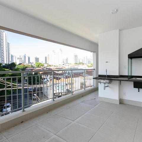 Apartamento à venda com 122m², 3 quartos e 2 vagasVaranda gourmet