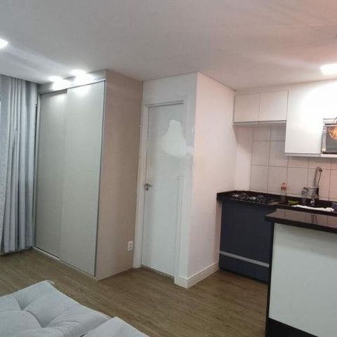 Apartamento à venda com 37m², 1 quarto e 1 vaga