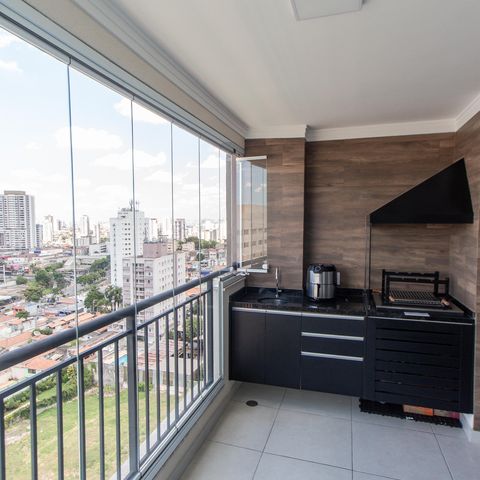 Apartamento à venda com 77m², 3 quartos e 1 vaga Apartamento à venda com 77m², 3 quartos e 1 vagaVaranda da Sala