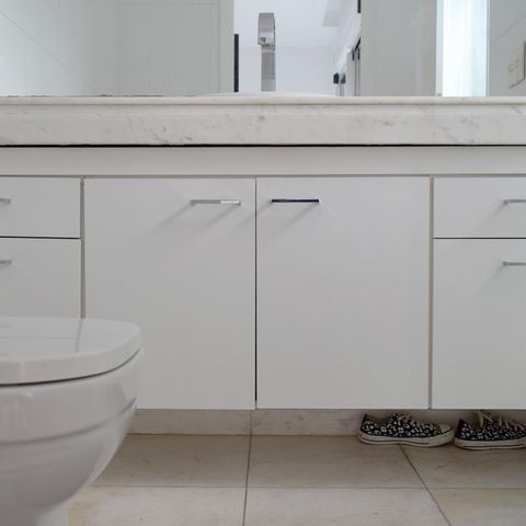 Apartamento à venda com 440m², 4 quartos e 5 vagasBanheiro da Suíte 1