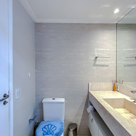 Apartamento para alugar com 122m², 2 quartos e 2 vagasBanheiro da Suíte