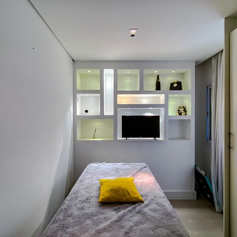 Apartamento para alugar com 122m², 2 quartos e 2 vagasQuarto 1 - Suíte