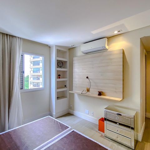Apartamento para alugar com 122m², 2 quartos e 2 vagasQuarto 2 - Suíte
