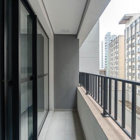 Studio à venda com 26m², 1 quarto e sem vagaSacada