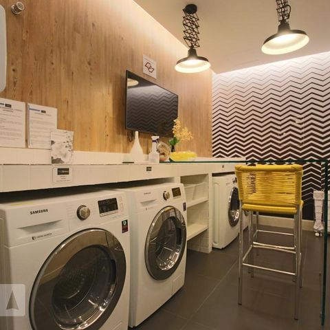 Studio à venda com 26m², 1 quarto e sem vagaLavanderia
