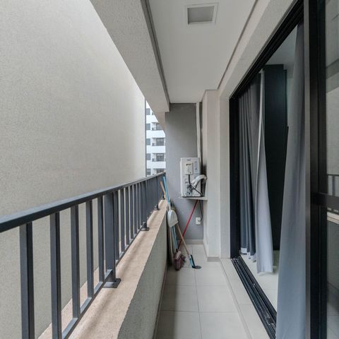 Studio à venda com 26m², 1 quarto e sem vagaSacada