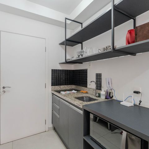 Studio à venda com 26m², 1 quarto e sem vagaCozinha