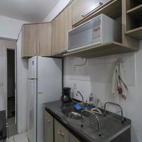 Studio à venda com 45m², 1 quarto e sem vagaCozinha
