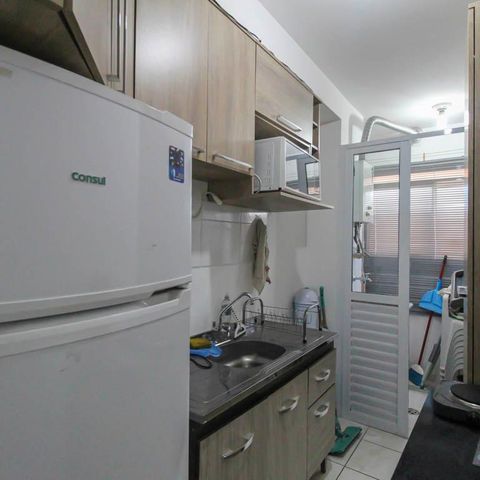Studio à venda com 45m², 1 quarto e sem vagaCozinha