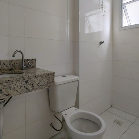 Apartamento para alugar com 82m², 2 quartos e sem vaga Apartamento para alugar com 82m², 2 quartos e sem vagaBanheiro da Suíte 1