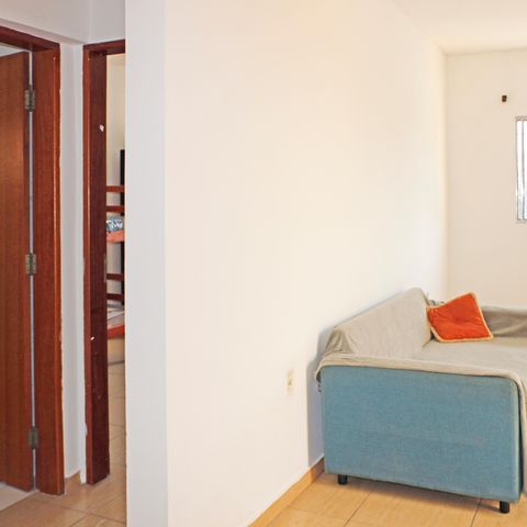 Casa para alugar com 50m², 2 quartos e 2 vagasSala