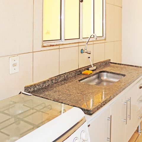 Casa para alugar com 50m², 2 quartos e 2 vagasCozinha