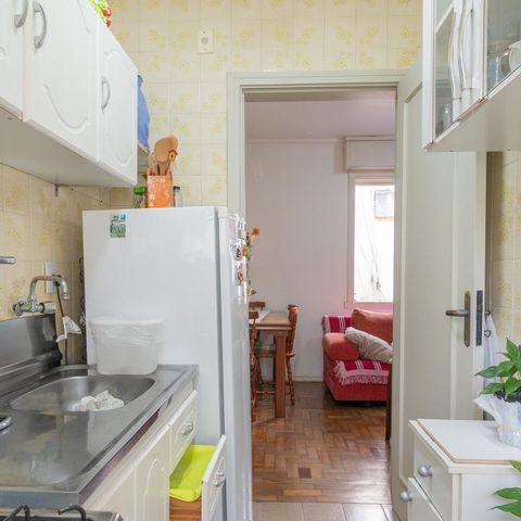 Apartamento à venda com 50m², 1 quarto e sem vaga Apartamento à venda com 50m², 1 quarto e sem vagaCozinha e Área de Serviço