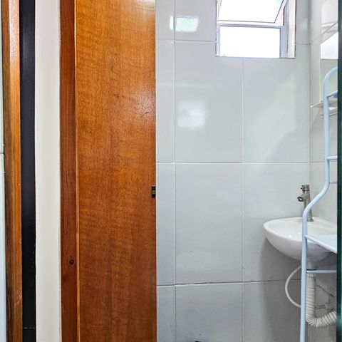 Studio para alugar com 19m², 1 quarto e sem vaga Studio para alugar com 19m², 1 quarto e sem vagaBanheiro