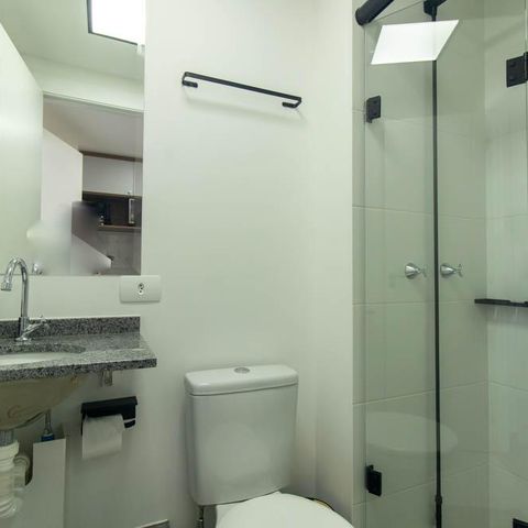 Studio para alugar com 17m², 1 quarto e 1 vagaBanheiro Social