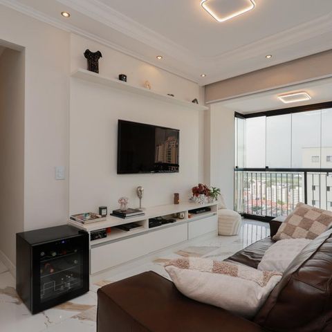 Apartamento à venda com 59m², 2 quartos e 2 vagas Apartamento à venda com 59m², 2 quartos e 2 vagasSala