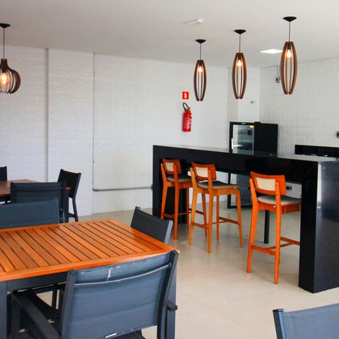 Apartamento à venda com 50m², 2 quartos e 2 vagasÁrea comum - Espaço Gourmet