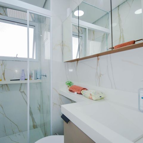 Apartamento para alugar com 44m², 2 quartos e 1 vagaBanheiro