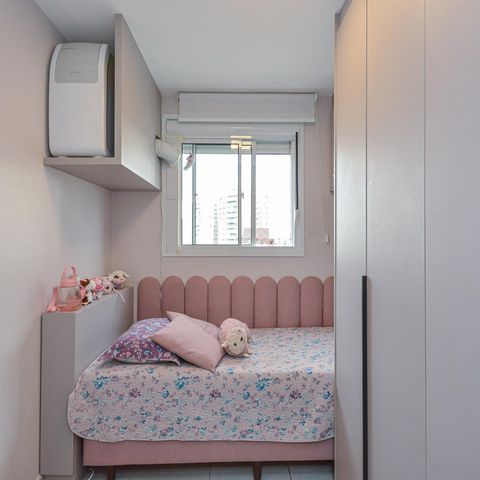 Apartamento à venda com 34m², 2 quartos e 1 vagaQuarto 2