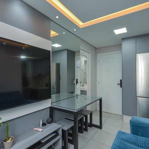 Apartamento à venda com 34m², 2 quartos e 1 vagaSala