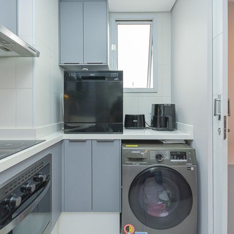Apartamento à venda com 34m², 2 quartos e 1 vagaCozinha e Área de Serviço