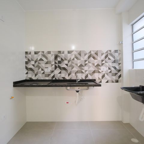 Apartamento à venda com 25m², 1 quarto e sem vagaCozinha e Área de Serviço