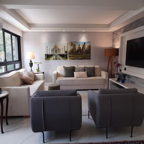 Apartamento para alugar com 150m², 3 quartos e 3 vagas Apartamento para alugar com 150m², 3 quartos e 3 vagasSala de Estar