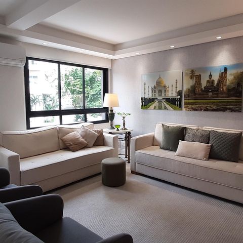 Apartamento para alugar com 150m², 3 quartos e 3 vagas Apartamento para alugar com 150m², 3 quartos e 3 vagasSala de Estar