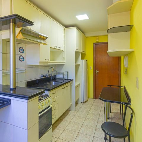 Apartamento à venda com 54m², 1 quarto e 1 vagaCozinha e Área de Serviço