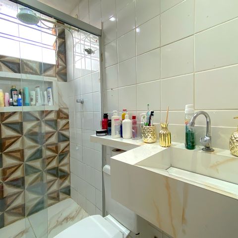 Apartamento à venda com 62m², 3 quartos e 1 vaga Apartamento à venda com 62m², 3 quartos e 1 vagaBanheiro