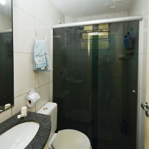 Apartamento à venda com 57m², 3 quartos e 1 vaga Apartamento à venda com 57m², 3 quartos e 1 vagaBanheiro social