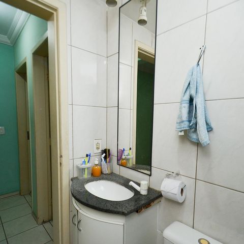 Apartamento à venda com 57m², 3 quartos e 1 vaga Apartamento à venda com 57m², 3 quartos e 1 vagaBanheiro social