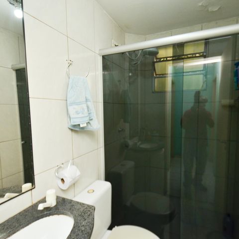 Apartamento à venda com 57m², 3 quartos e 1 vaga Apartamento à venda com 57m², 3 quartos e 1 vagaBanheiro social