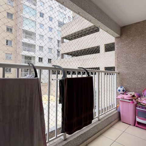 Apartamento à venda com 55m², 2 quartos e 1 vaga Apartamento à venda com 55m², 2 quartos e 1 vagaVaranda da Sala