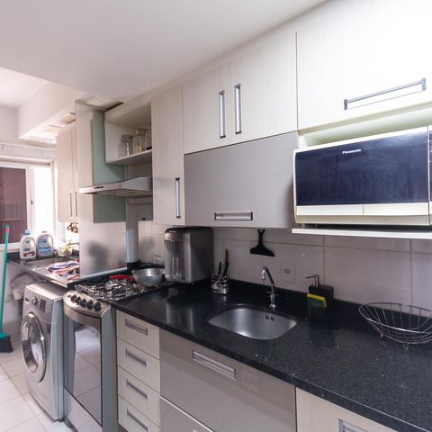 Apartamento à venda com 62m², 2 quartos e 1 vagaCozinha e Área de Serviço