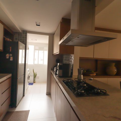 Apartamento à venda com 110m², 3 quartos e 3 vagas Apartamento à venda com 110m², 3 quartos e 3 vagasCozinha e Área de Serviço