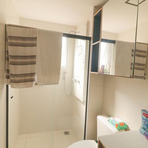 Apartamento à venda com 110m², 3 quartos e 3 vagas Apartamento à venda com 110m², 3 quartos e 3 vagasBanheiro da Suíte