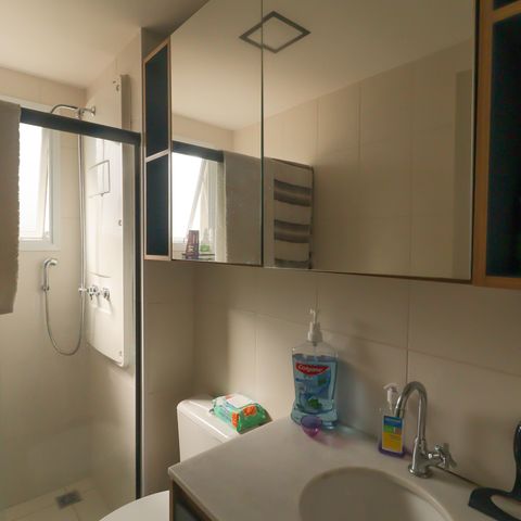 Apartamento à venda com 110m², 3 quartos e 3 vagas Apartamento à venda com 110m², 3 quartos e 3 vagasBanheiro da Suíte