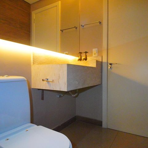 Apartamento à venda com 109m², 3 quartos e 2 vagasBanheiro