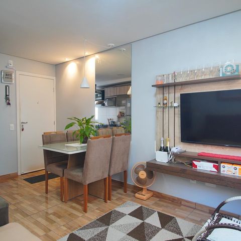 Apartamento à venda com 40m², 2 quartos e 1 vaga Apartamento à venda com 40m², 2 quartos e 1 vagaSala