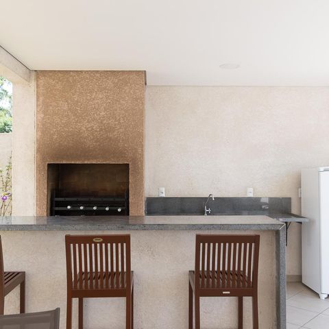 Apartamento à venda com 54m², 2 quartos e 1 vaga Apartamento à venda com 54m², 2 quartos e 1 vagaÁrea comum - Churrasqueira