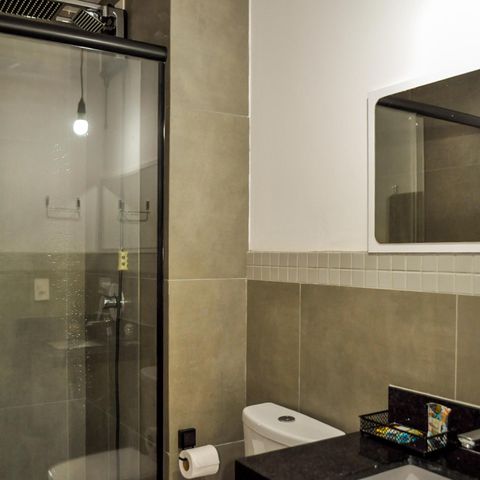 Apartamento à venda com 53m², 1 quarto e 1 vaga Apartamento à venda com 53m², 1 quarto e 1 vagaBanheiro suite