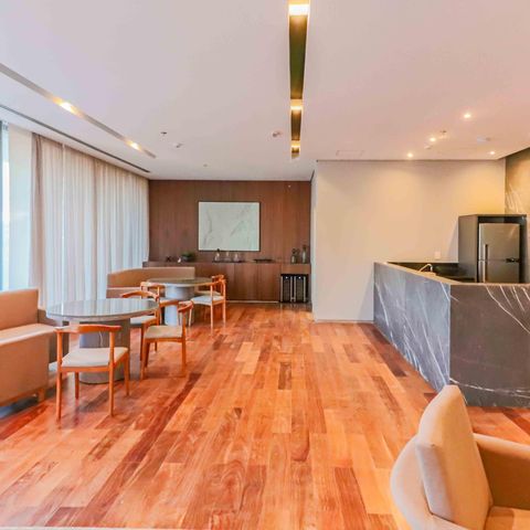 Apartamento à venda com 37m², 1 quarto e 1 vagaÁrea comum - Salão de festas